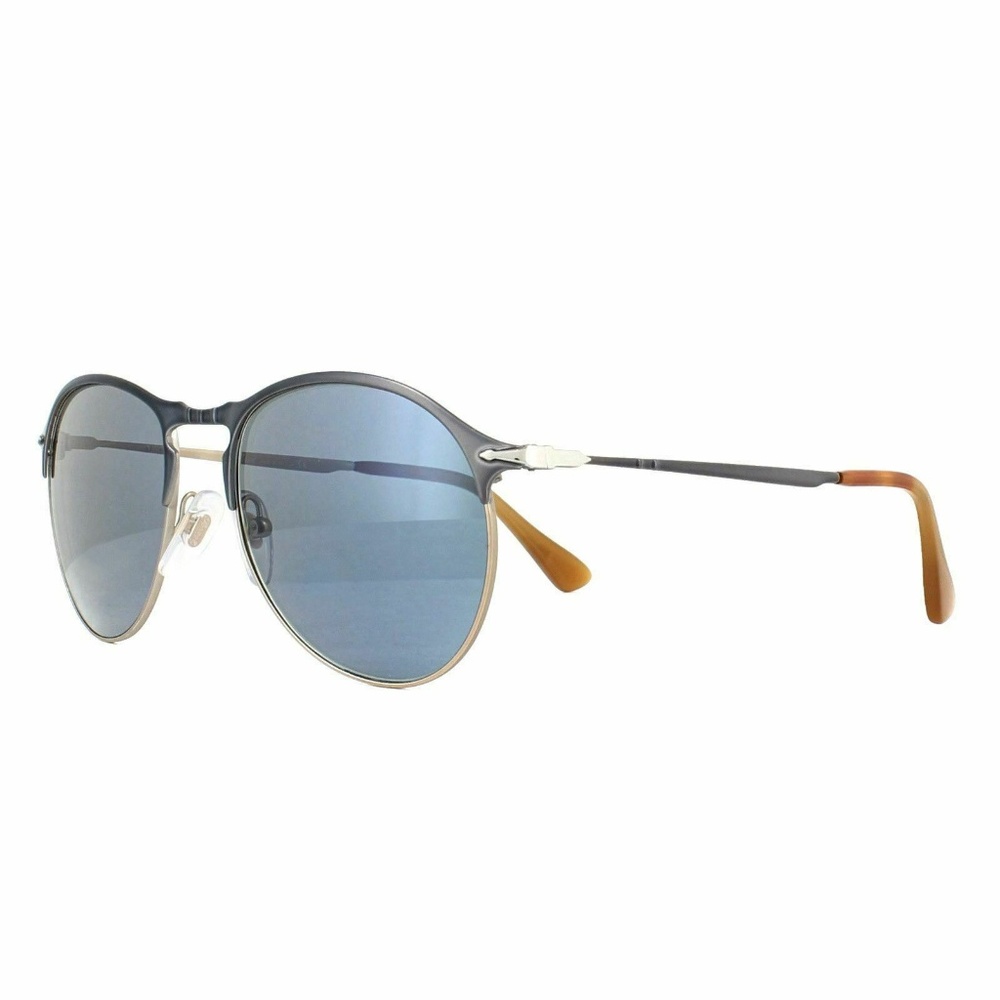 Persol Aviator Unisex Sunglasses Light Blue Lens